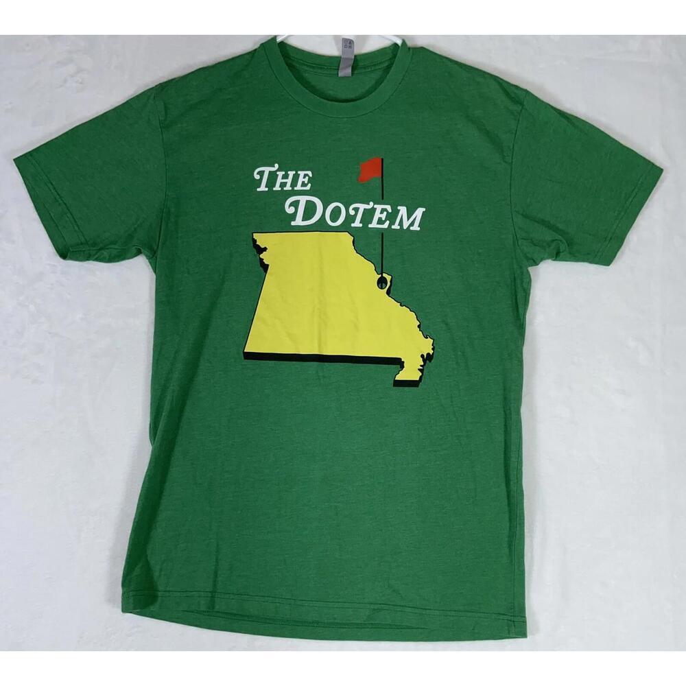 The Dotem Golf tournament St Louis Shirt Masters Very Prestigious Green M Medium